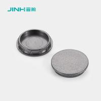 Diamètre 11,5 mm Caps à vis noirs Armoires pour meubles à paquet plat