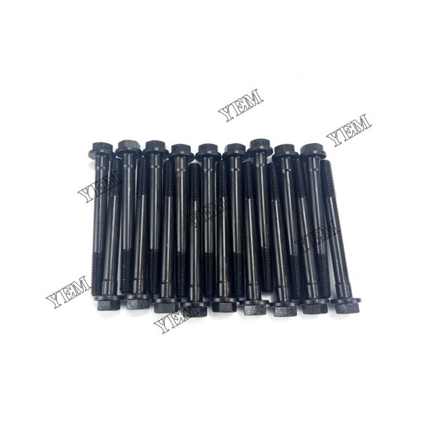For Yanmar 18 PCS Cylinder Head Bolt 4TNE84 4TNV88 Engine