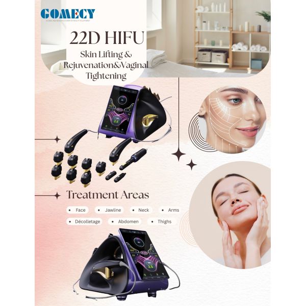 All-In-One Machine 22D HIFU Vaginal Hifu Tightening Nano Winkle Removal Equipment