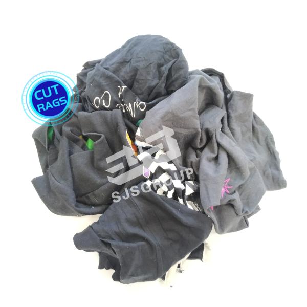 Wholesale Colored Mixing Wiping Machine Cloth all cotton Colored industrial cleaning cloth rags