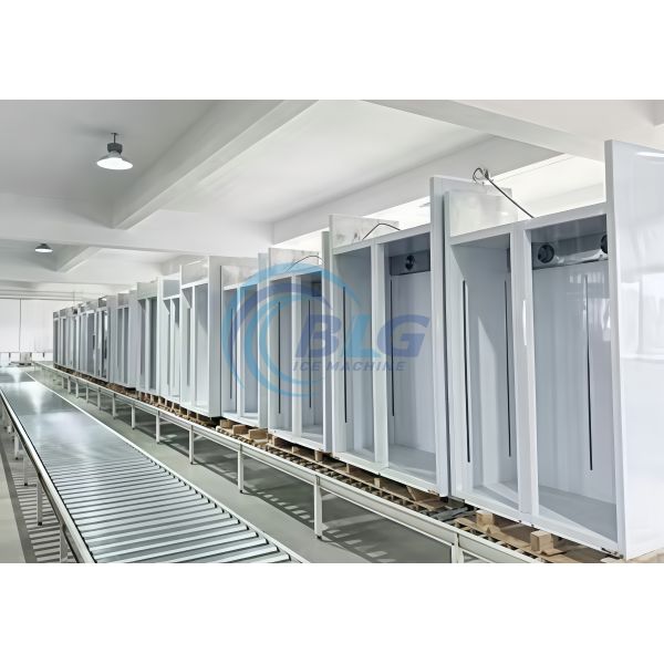 BLG Fully Commercial Automatic 40kg 90lb Ice Cube Maker for Home Use Small Catering Produces Smooth Block for Cold Drinks