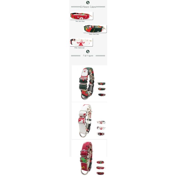 C509 New Pet Product Custom Nylon Cotton Inflatable Martingale Dog Pet Collar for Big Dog