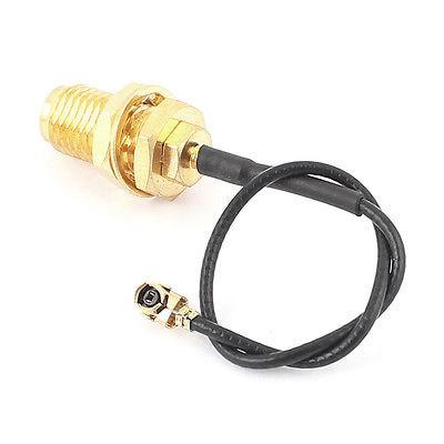 RF1.13 IPX to RP-SMA Male Antenna WiFi Pigtail Cable 12cm