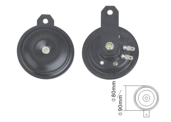 80 / 90 MM Custom Car Horn Kit Super Loud Car Basin Horn Replacement 1 Par Pack