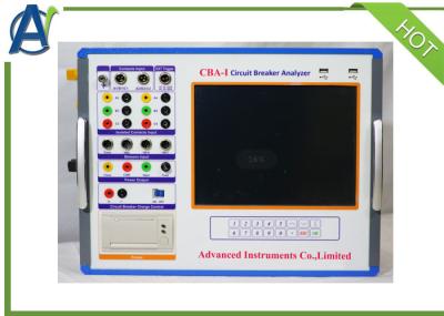 Instrumentação mecânica automática das características do analisador do interruptor