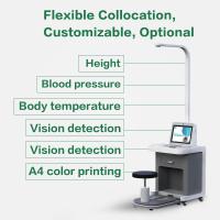 Monitor de la composición del cuerpo de máquina de las grasas de cuerpo del peso de la altura y de la presión arterial