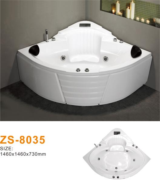 Eco-Friendly Acrylic Freestanding Hydromassage Bathtub Sustainable Yet Luxurious Bathing Energy-Efficient Jets