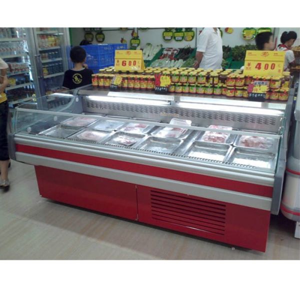 Top Open 200L 8ft Deli Meat Display Case For Store
