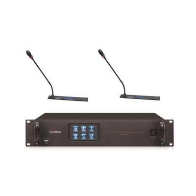 110 sistema de conferência prendido microfone do Gooseneck das unidades XLR com orador