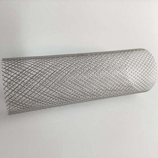 Expanded Weave Metal Filter Screen Mesh Stainless Steel Mesh Tube Wear Resistant