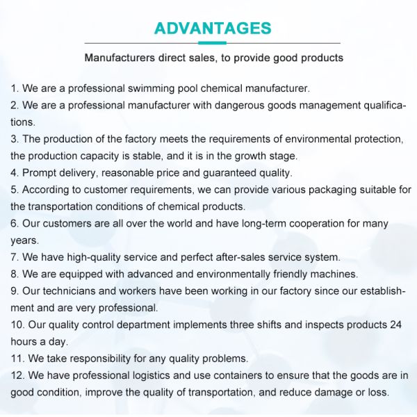 Prevent Oxidation Pool Water Balancing Chemicals 1L Water Quality Protector Agent