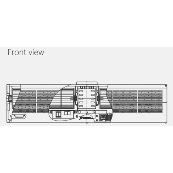 Супер тонкий дюйм воздуходувки 36 занавеса воздуха подогревателей двери/48 медленно двиньтете/60 медленно двиньтете/72 дюйма