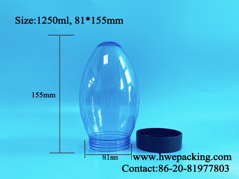 Оптовое яйцо 1250ml формирует опарник любимца 42oz упаковывая изготовленное на заказ FSSC