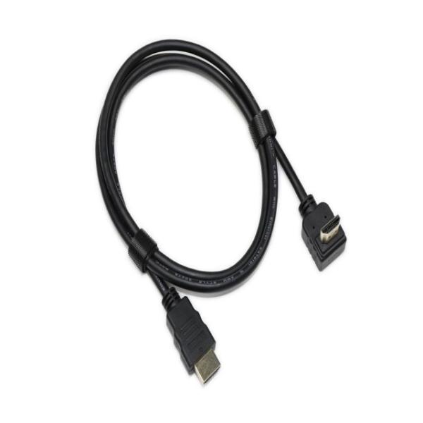 Gold Plated High Speed 90 Degree Male To Male Cable 4K High Speed HDMI Cord