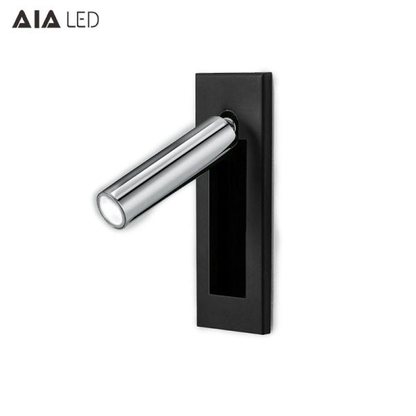 Aluminum recessed mounted reading wall lamp LED bedside wall lamp/led bed book wall light