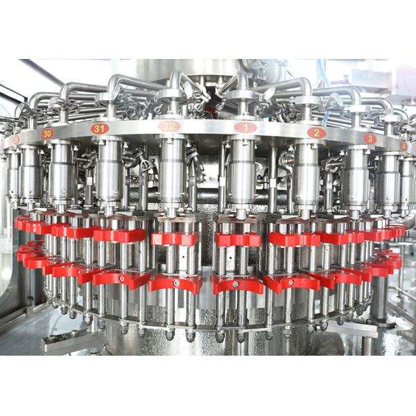 Monoblock Engery Drink Hot Liquid Fill Bottling Machine PLC Control