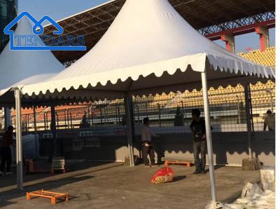 Outdoor Custom Branco Resistente a UV Alumínio Quadro PVC Festa Tenda Pagoda Para Eventos, Igreja Etc