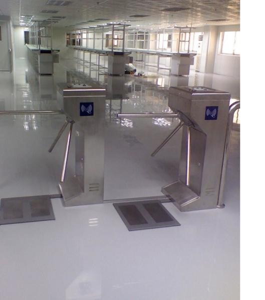 Indoor / Outdoor Pedestrian Barrier Gate , Office Bi Directional Turnstile