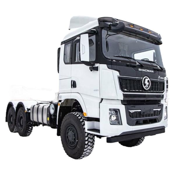 Shacman Tractor Truck With 351-450 Horsepower 31-40 Ton Capacity Pressure Resistance Thickened Cab Steel Plate