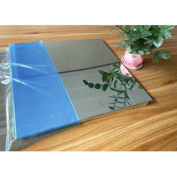Modern 300x300mm Aluminum Metal Ceiling Polished Mirror 0.5mm Thickness