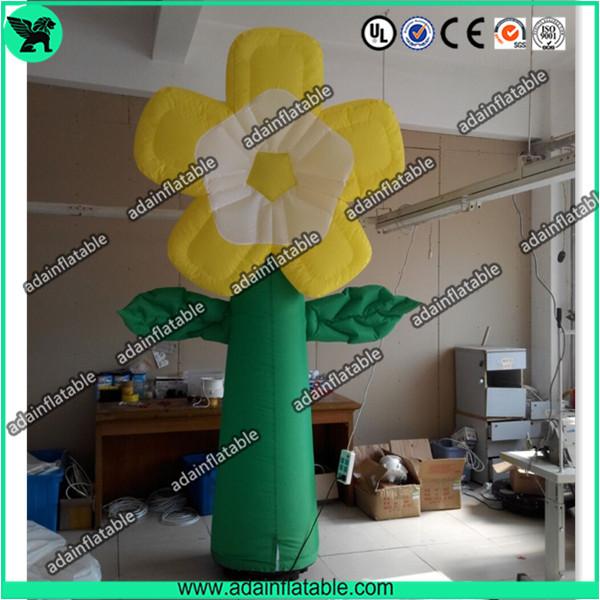 Summer Holiday Event Party Decoration Inflatable Yellow Flower With LED Light