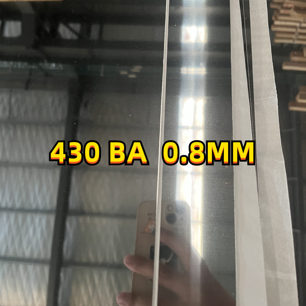 Aisi 430 Нержавеющая сталь Металлический лист BA Поверхность SUS430 Рельефный лист Для кухонной утвари