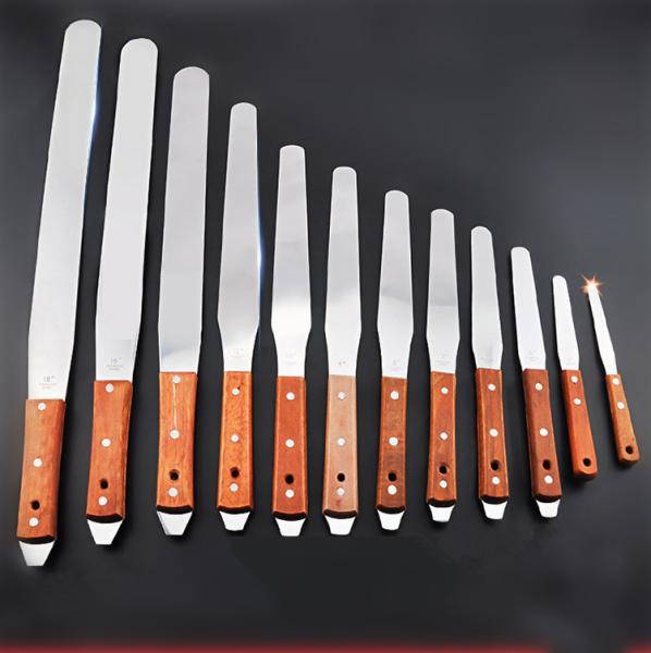 Extra Large Thick Silk Screen Printing Materials 4 - 18 Inch Stainless Steel Ink Knife