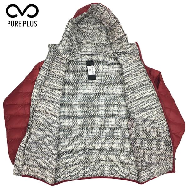 Fashionable Mens Red Padded Jacket High Protection Strong Wear Resisting