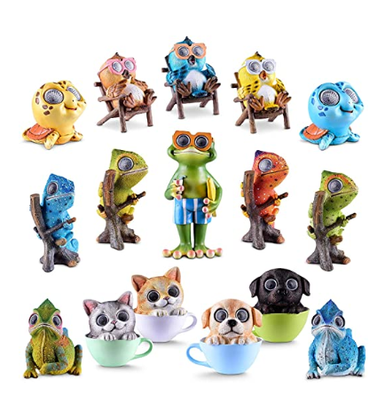 6.5 Inch 1.2V Owl Animal Shaped Solar Garden Lights