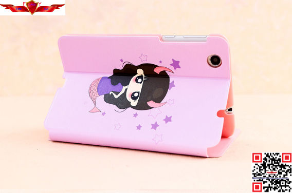 New 100% Qualify Perfect Fit Cartoon Ultra Thin PU Leather Cover Case For Lenovo S5000