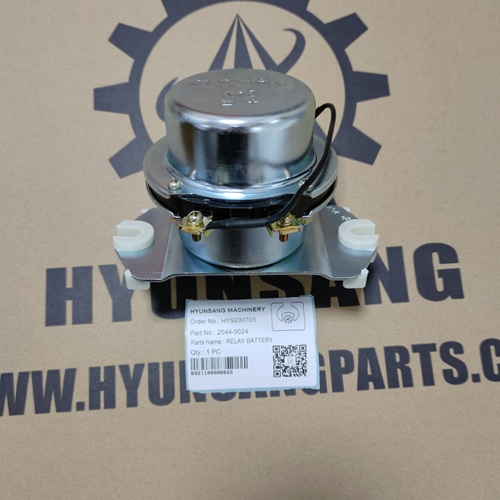 Экскаватор частей Hyunsang разделяет батарею 2544-9024 реле 25449024 0808830000 для DD80 DL160 DL200