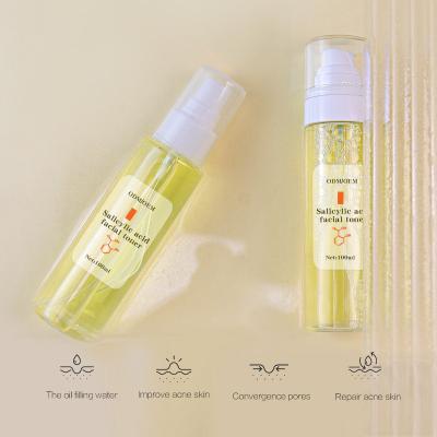 Hydrating 100ML Salicylic Acid Toner For Acne Oily Skin OEM ODM
