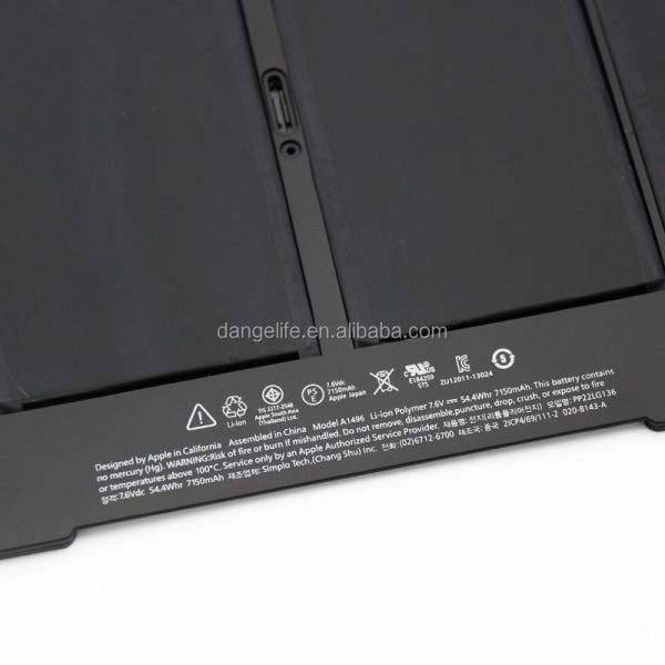 Factory OEM Laptop Battery A1496 for Apple Macbook Air 13 A1369 A1466 - A1496