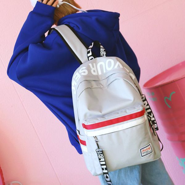 New backpacks fashion letters print small fresh leisure all-purpose schoolgirl backpack wholesale