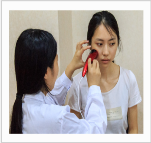 Портативная лицевая машина объема кожи красоты системы диагноза анализатора объема кожи