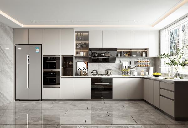 Custom Finish Lacquer Modular Kitchen Cabinets For Hotel Apartment  Farmhouse Townhouse Villa