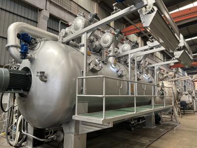 Machine à teindre les tissus en pièces à haute température, faible rapport de bain, faible consommation et débit d'air