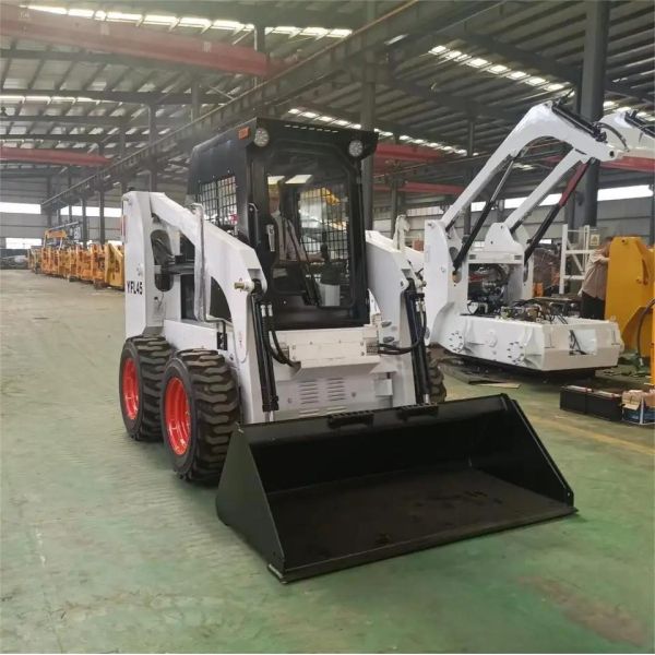 4x4 Wheel Drive Mini Skid Steer Loader CE EPA Certified Attachments Excavator Bucket