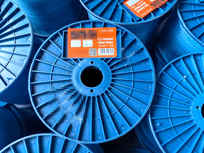 Clear Vinyl Coated Galvanized Steel Wire Rope 3.0mm Diameter 300m Length for Safety Protection and Binding