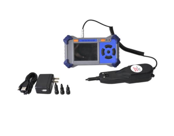 Portable Handheld Video Microscope 200g For Fiber Optic Connector / Face Inspection