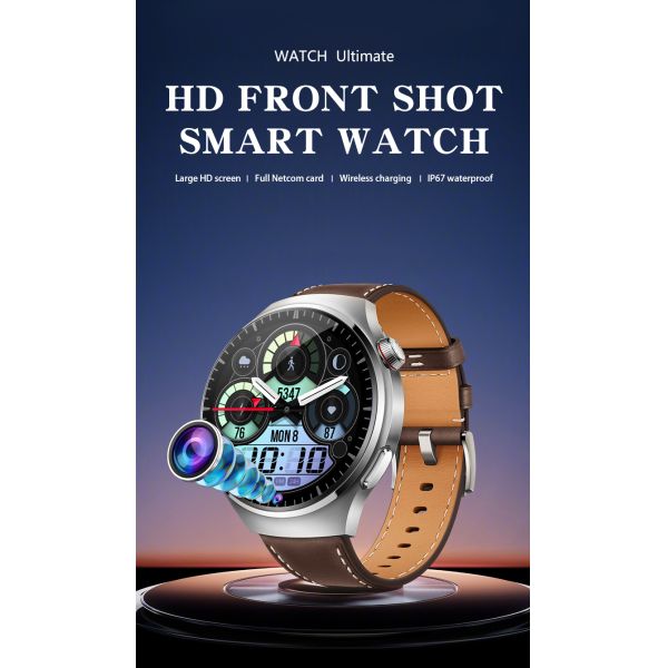 GS38 4G Smartwatch 1.62 Inch AMOLED 700mAh Battery GPS NFC