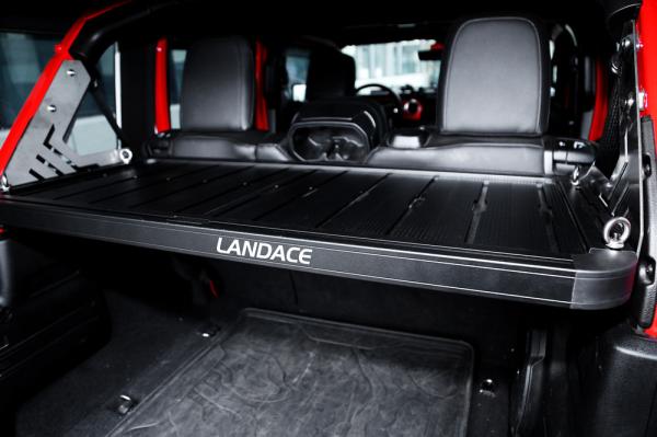 Off-Road Luggage Storage Carrier for Jeep Wrangler Black Aluminum Alloy Cargo Basket