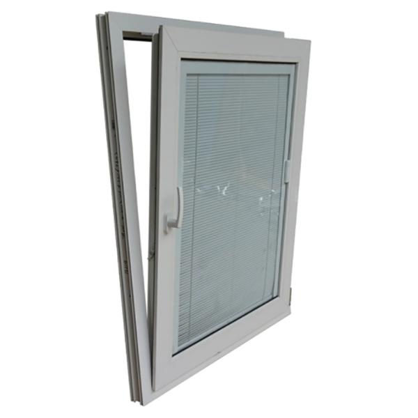 Swing Open Style Windproof Hurricane Impact Glass UPVC PVC fenêtre de coffrage pour une plus grande durabilité