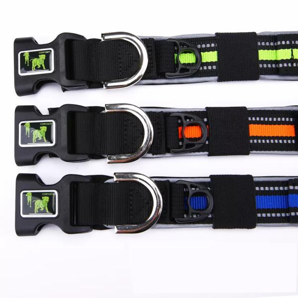 Customization Reflective Dog Head Collar Polyester Luxurious Outdoor Cat Collar