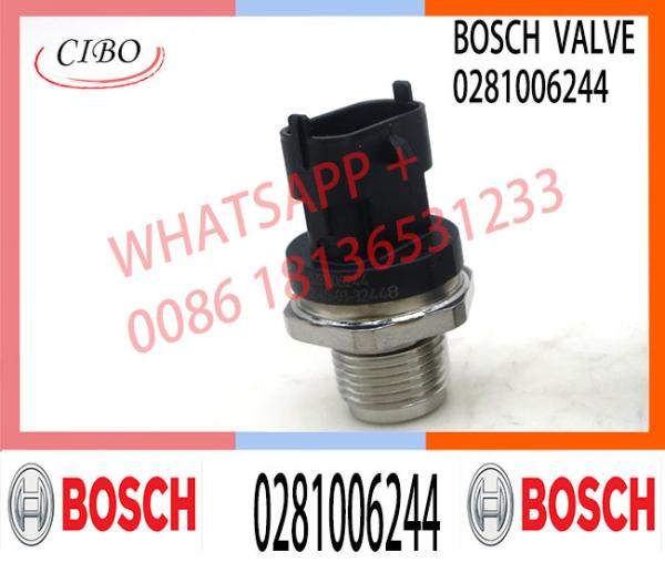 0281006244 Peças de motor quente Comum de combustível 0281006244 Sensor de pressão de trilho de alta pressão Montagem de trilho comum 0281006244