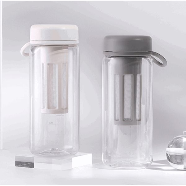 Promotion Custom Logo 450ml/600ml Sports Plastic Bottle for High Temperature Summer