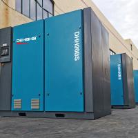 Compressor de ar livre do parafuso da baixa pressão do ventilador 125hp do óleo silencioso variável da velocidade