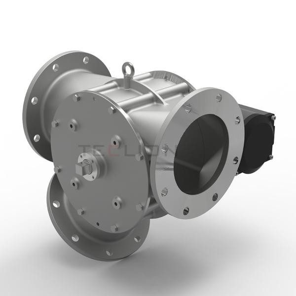 Powders Granular Pneumatic Diverter Gate Valve Plate Structure DV Type