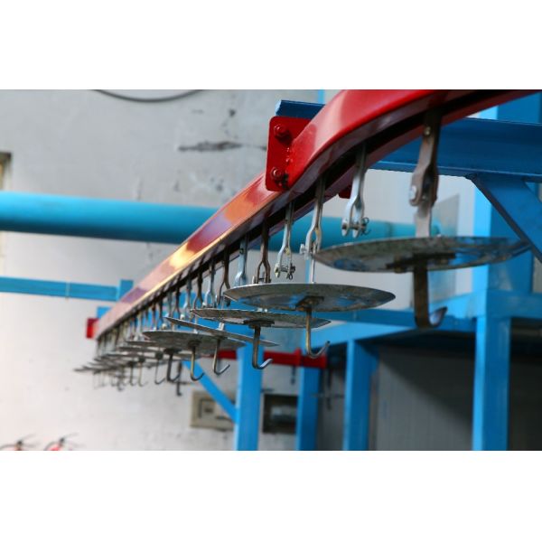 1.2mm Steel Automated Powder Coating Line High Speed Industrial Powder Coating Systems