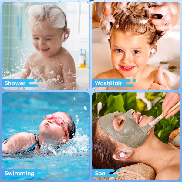 Waterproof Soft Cotton Baby Ear Stickers Transparent Wound Dressings For Water Sports